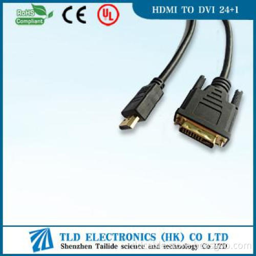 HDMI to DVI-D 24+1 Dual Link Cable